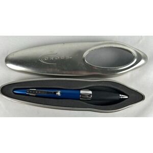 Cross Ballpoint Pen Morph With Box Vintage Electric Blue Twist Black Ink